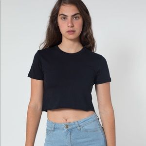 American Apparel Cropped T Shirt